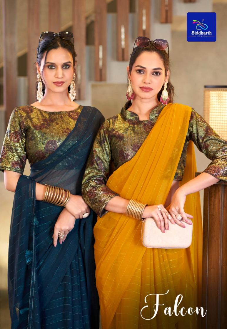 SIDDHARTH SILK MILLS FALCON HIT DESIGN CLASSIC SAREE FOR WOMENS