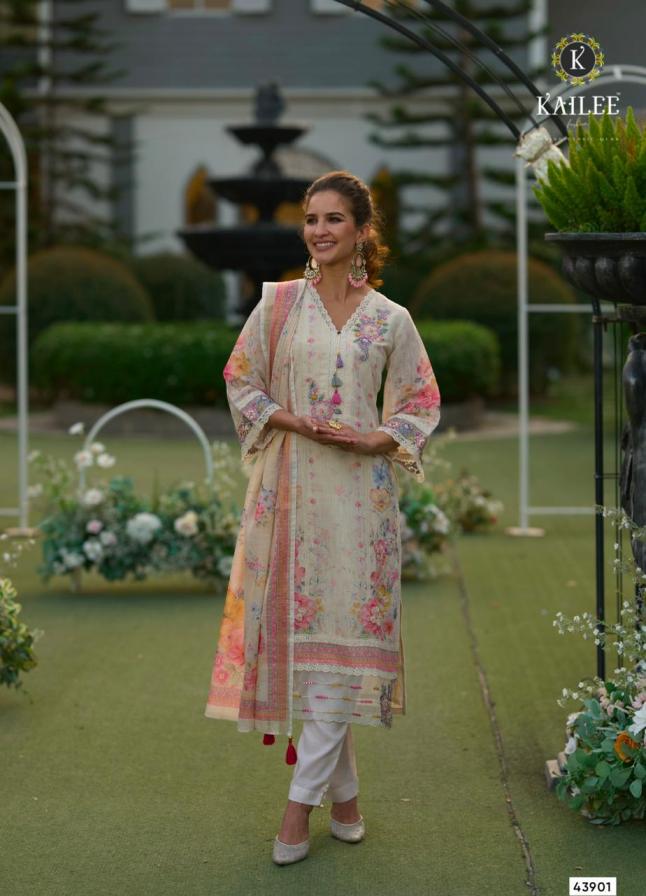KAILEE FASHION PHULKARI READYMADE LINEN PREMIUM SALWAR KAMEEZ