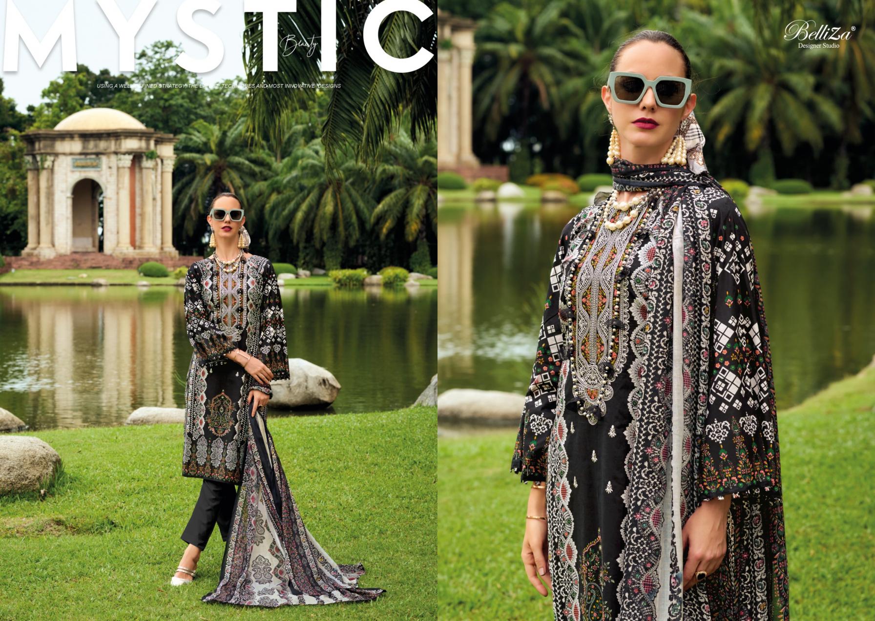 NAIRA VOL 108 BY BELLIZA DESIGNER COTTON MODERN PAKISTANI SUIT FOR WOMENS