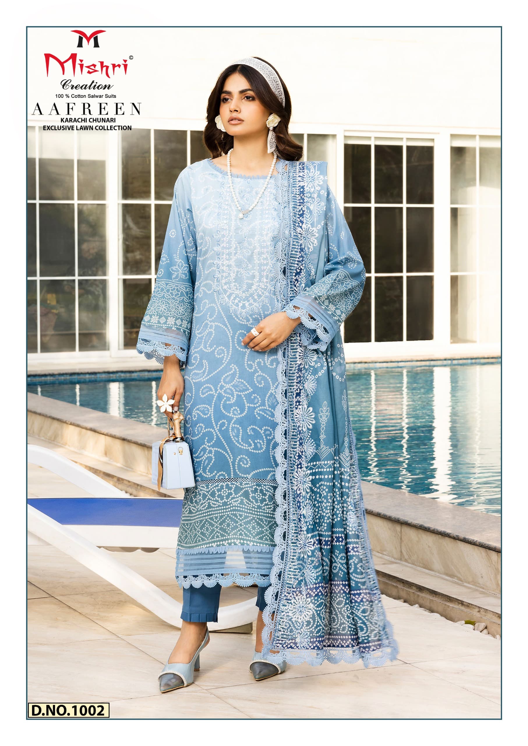 MISHRI AAFREEN VOL-1 WHOLESALE PURE HEAVY LAWN COTTON KARACHI PRINT PAKISTANI STYLE DRESS MATERIAL