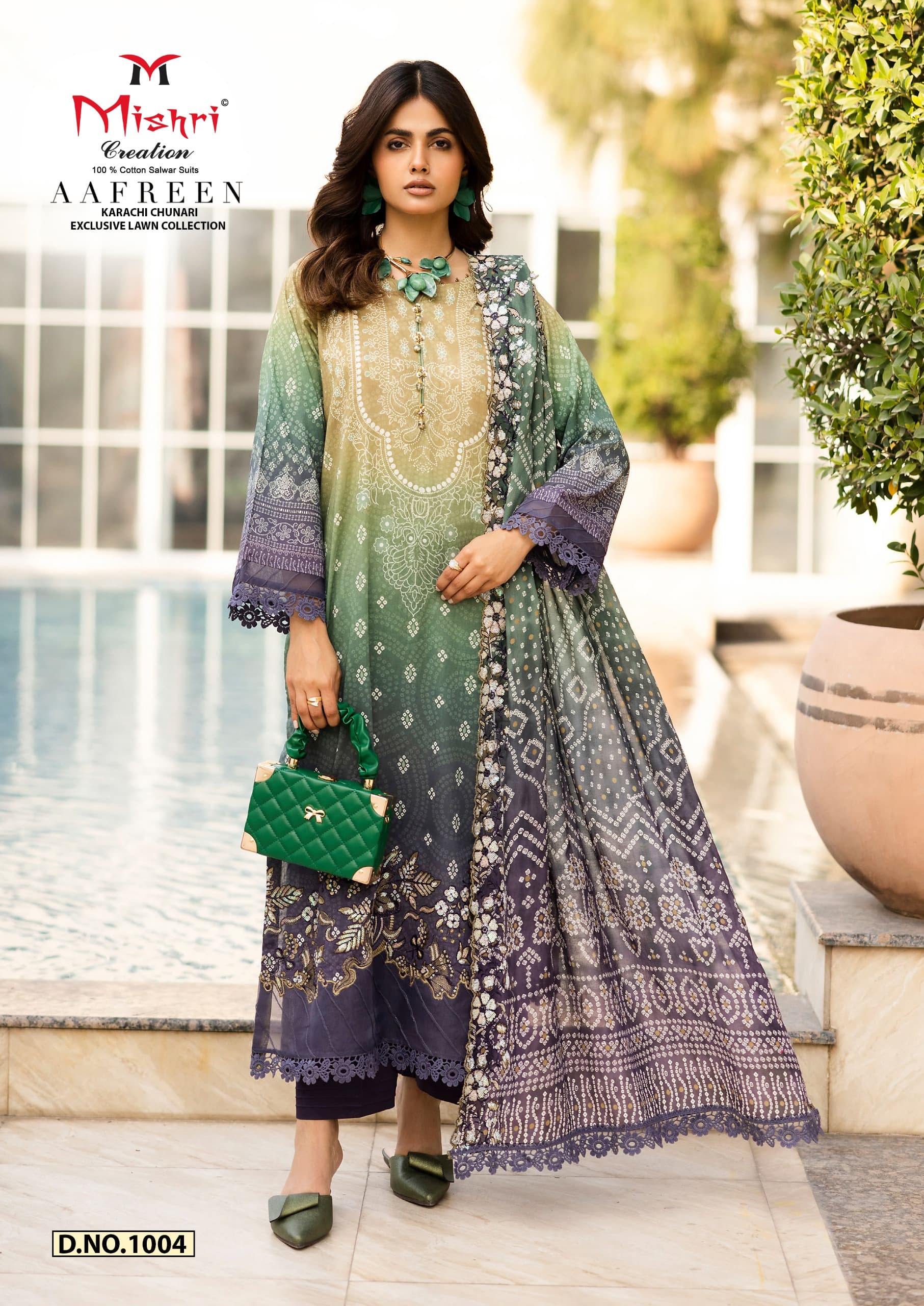 MISHRI AAFREEN VOL-1 WHOLESALE PURE HEAVY LAWN COTTON KARACHI PRINT PAKISTANI STYLE DRESS MATERIAL