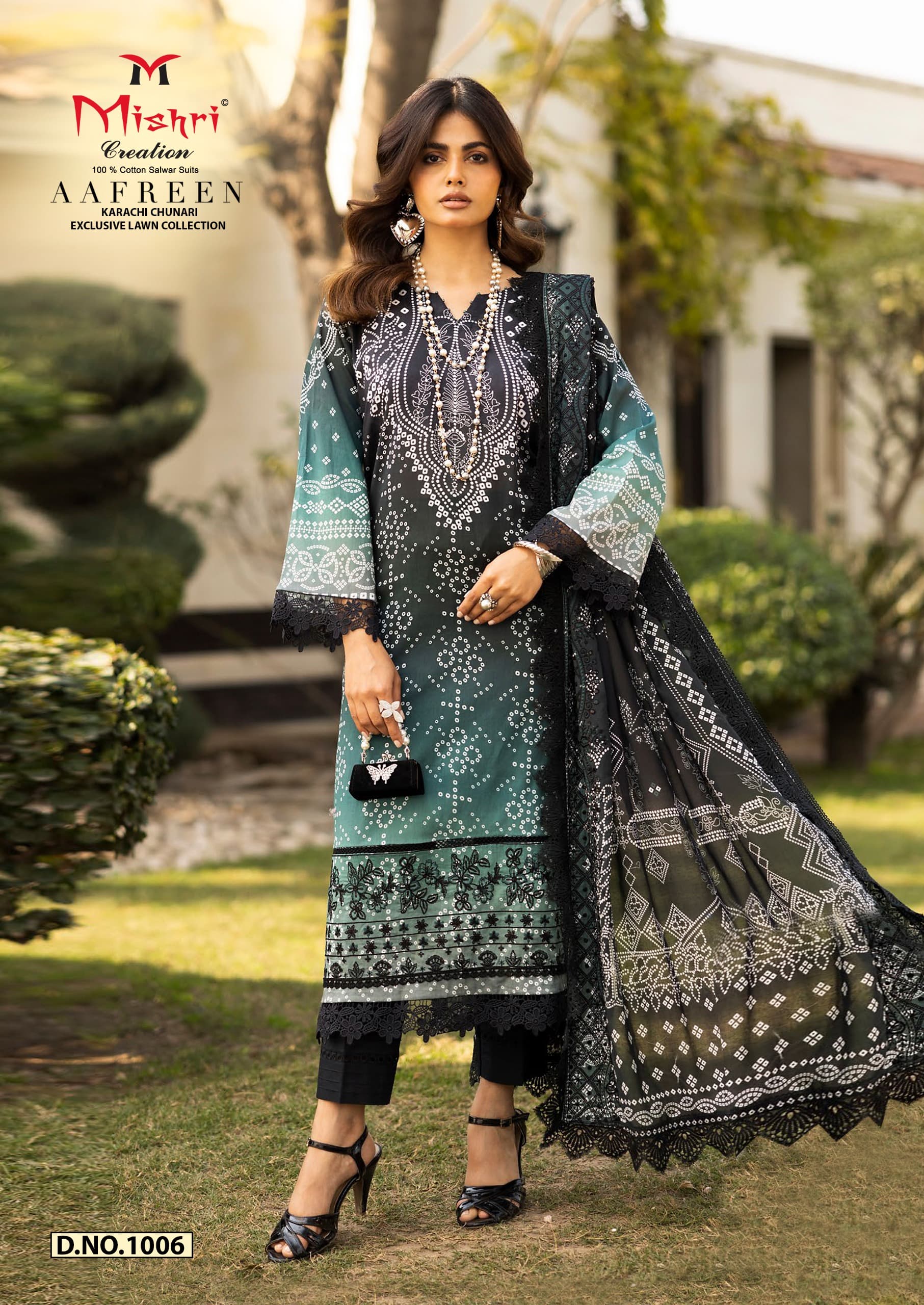 MISHRI AAFREEN VOL-1 WHOLESALE PURE HEAVY LAWN COTTON KARACHI PRINT PAKISTANI STYLE DRESS MATERIAL