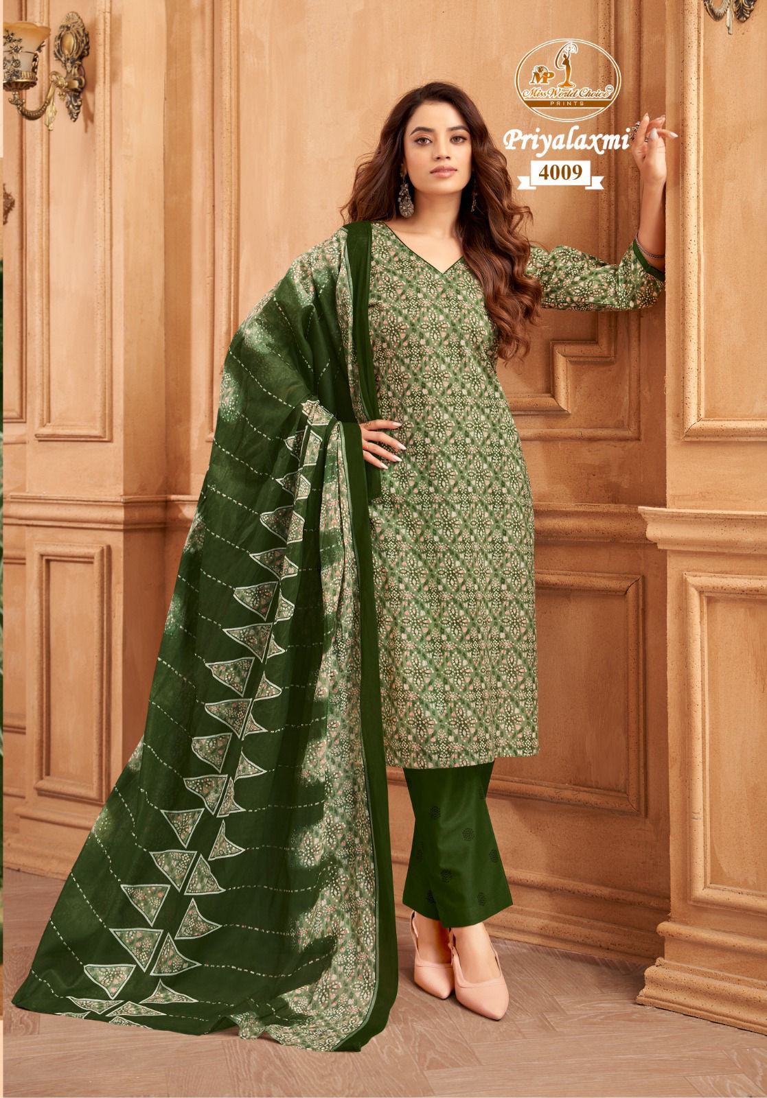 Miss World Choice Priyalaxmi Vol-1 Wholesale Pure Cotton Printed Readymade Kurti Pant With Dupatta