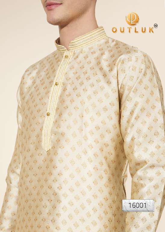 Outluk Wedding Collection Vol-16 Wholesale Kurta Pajama Collection Series Embroidery Kurta with Pant