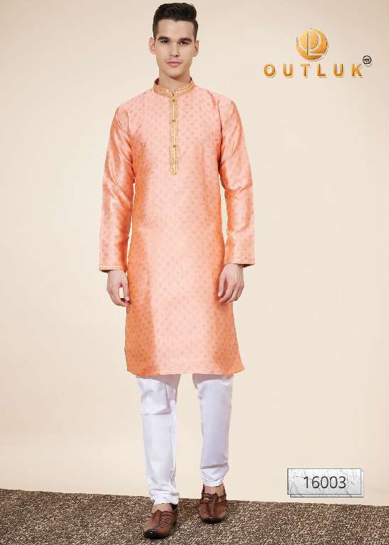 Outluk Wedding Collection Vol-16 Wholesale Kurta Pajama Collection Series Embroidery Kurta with Pant