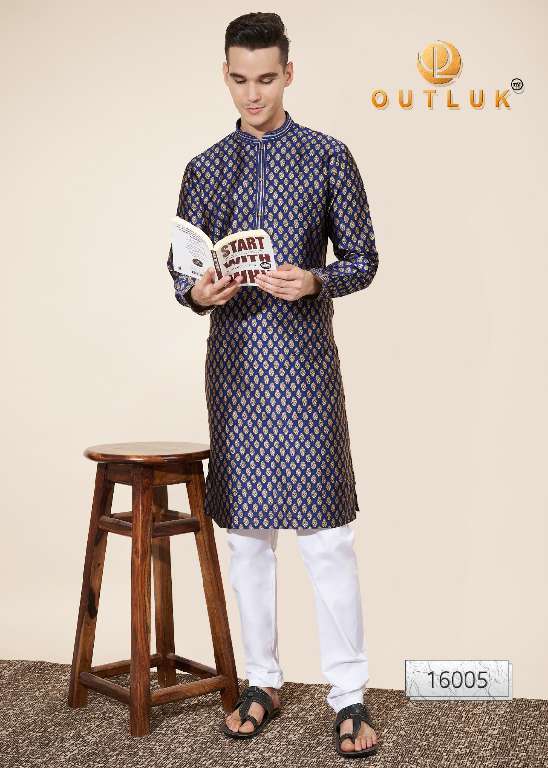Outluk Wedding Collection Vol-16 Wholesale Kurta Pajama Collection Series Embroidery Kurta with Pant