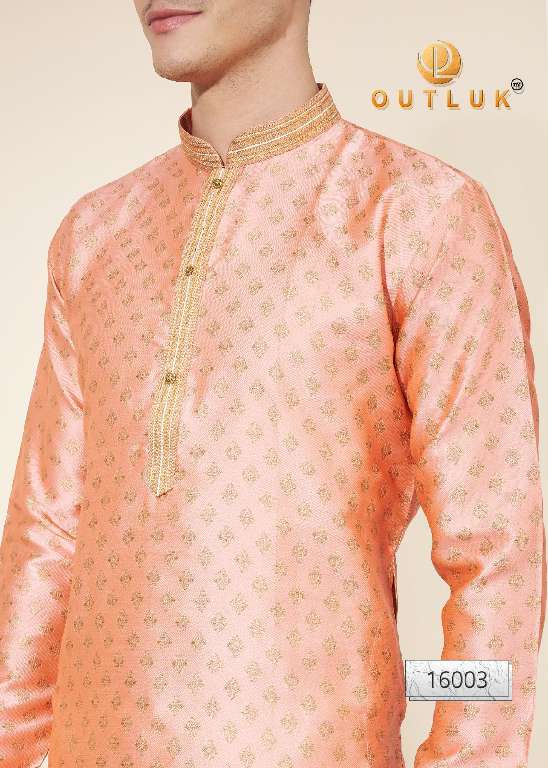Outluk Wedding Collection Vol-16 Wholesale Kurta Pajama Collection Series Embroidery Kurta with Pant
