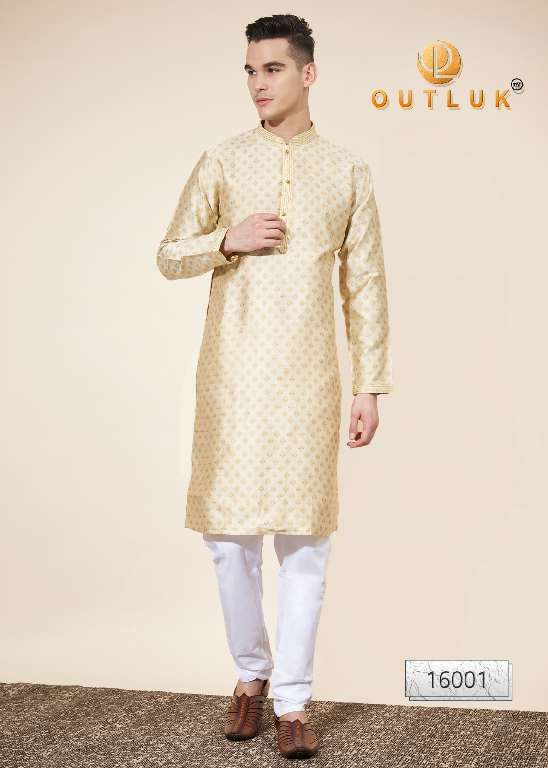 Outluk Wedding Collection Vol-16 Wholesale Kurta Pajama Collection Series Embroidery Kurta with Pant