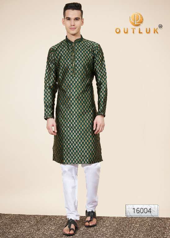 Outluk Wedding Collection Vol-16 Wholesale Kurta Pajama Collection Series Embroidery Kurta with Pant