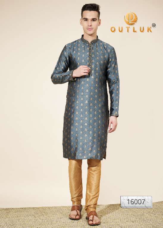 Outluk Wedding Collection Vol-16 Wholesale Kurta Pajama Collection Series Embroidery Kurta with Pant