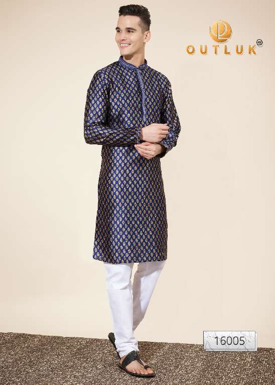 Outluk Wedding Collection Vol-16 Wholesale Kurta Pajama Collection Series Embroidery Kurta with Pant
