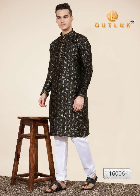 Outluk Wedding Collection Vol-16 Wholesale Kurta Pajama Collection Series Embroidery Kurta with Pant