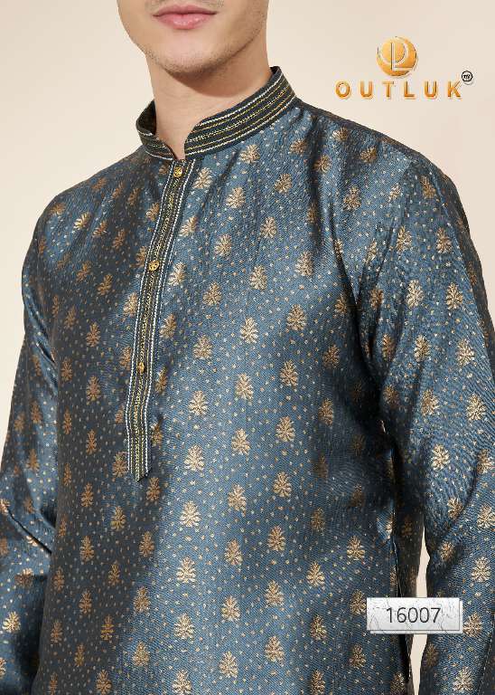 Outluk Wedding Collection Vol-16 Wholesale Kurta Pajama Collection Series Embroidery Kurta with Pant