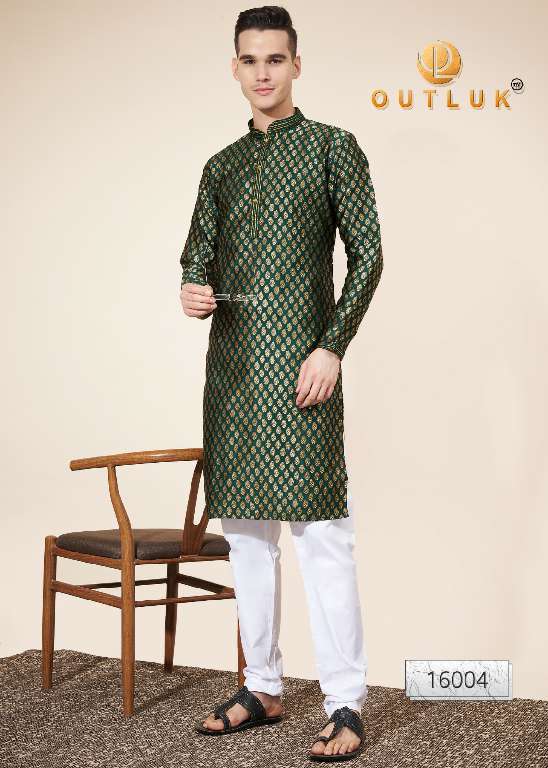 Outluk Wedding Collection Vol-16 Wholesale Kurta Pajama Collection Series Embroidery Kurta with Pant