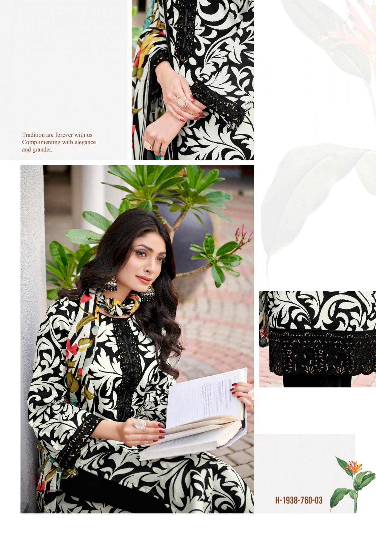 ALOK ARUNIKA VOL 3 CAMBRIC PRINT UNIQUE COLOURS SALWAR KAMEEZ