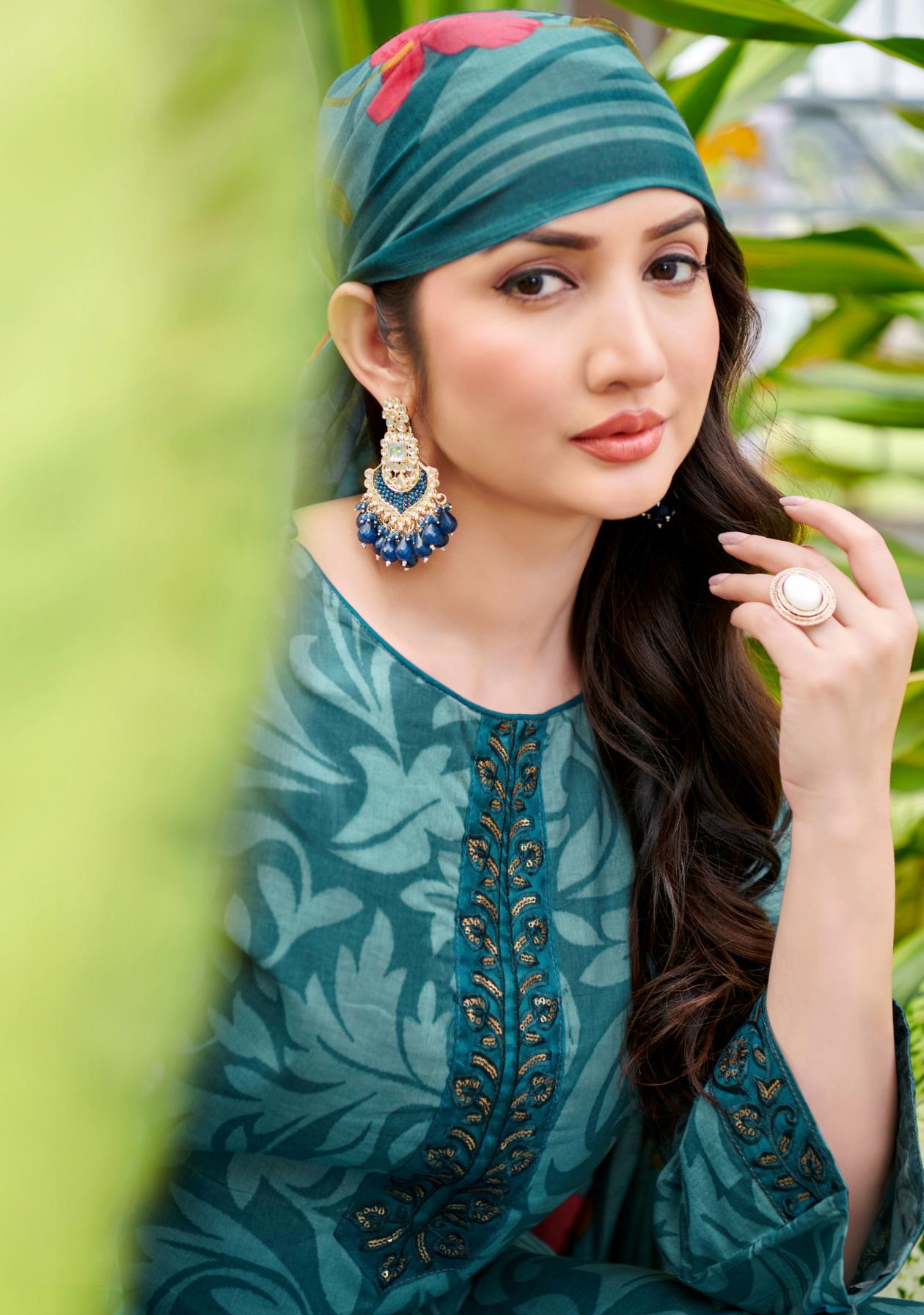 ALOK ARUNIKA VOL 3 CAMBRIC PRINT UNIQUE COLOURS SALWAR KAMEEZ
