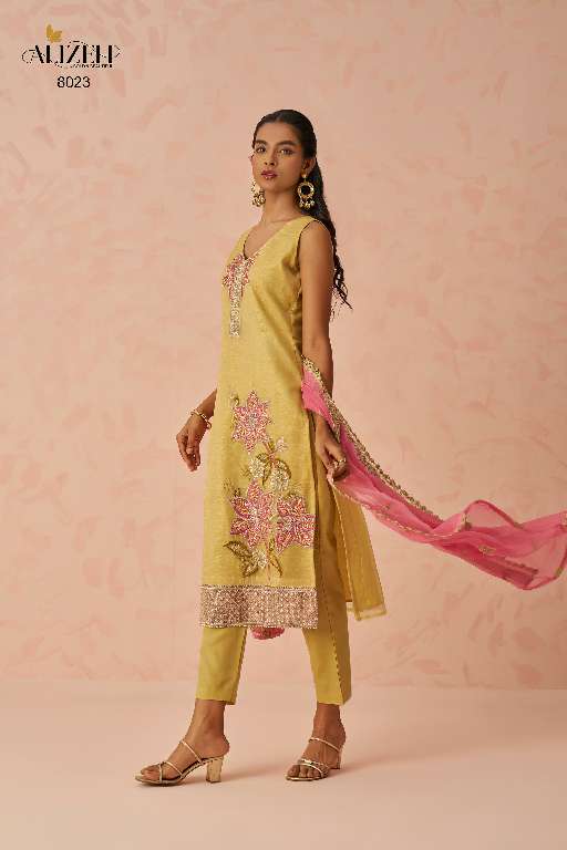 Alizeh Raag Vol-2  Wholesale Readymade Crush Fabrics Straight Suits