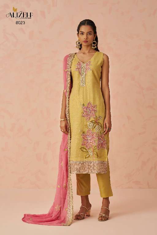 Alizeh Raag Vol-2  Wholesale Readymade Crush Fabrics Straight Suits