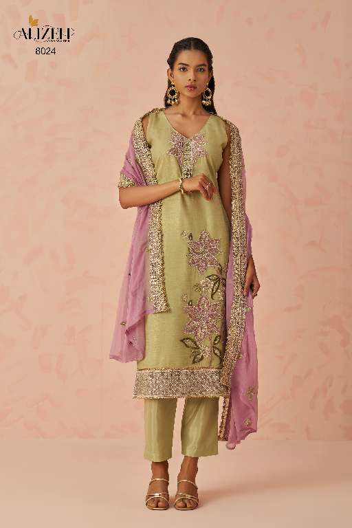 Alizeh Raag Vol-2  Wholesale Readymade Crush Fabrics Straight Suits