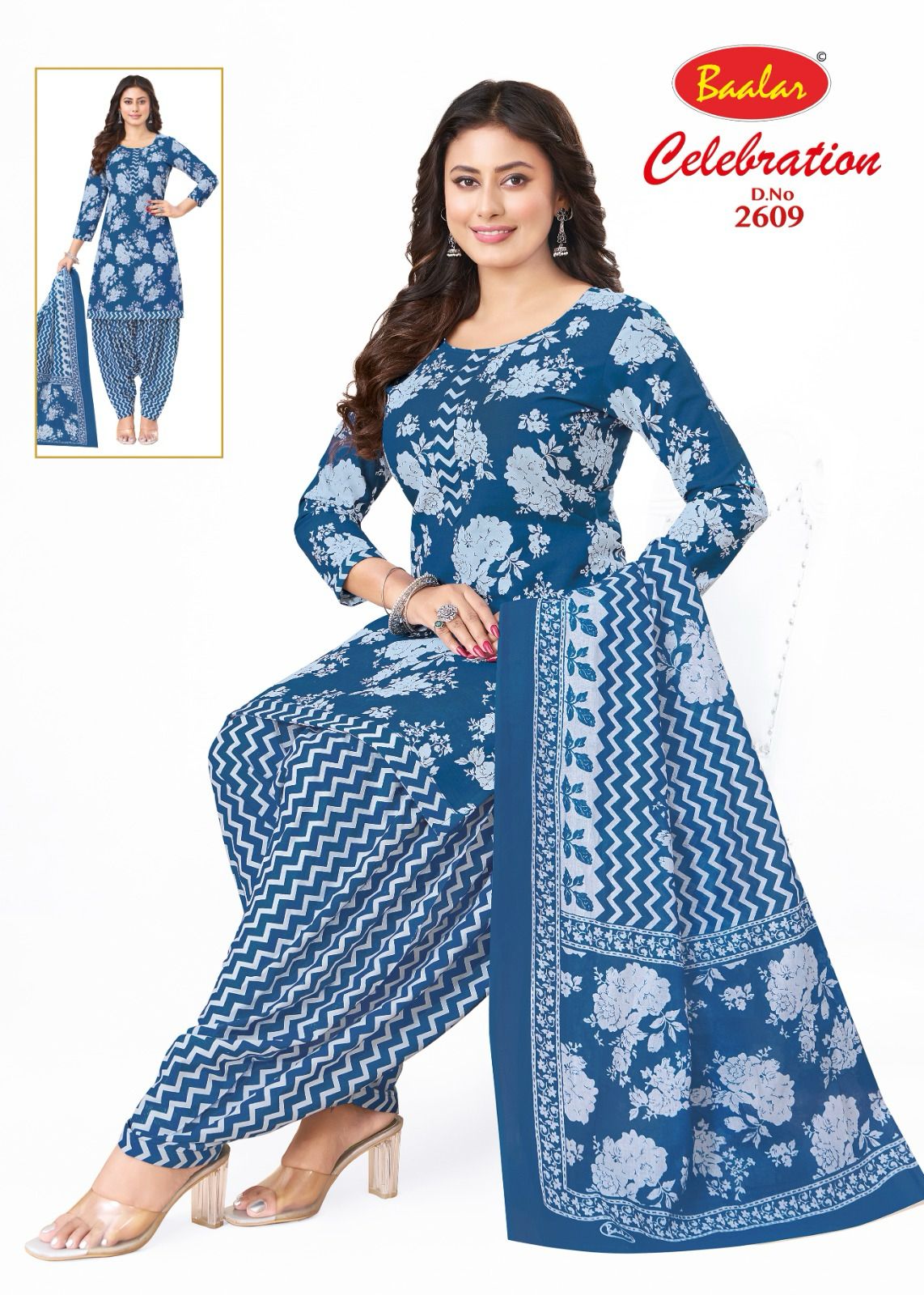Baalar Celebration Vol-26 Wholesale Cotton Printed Patiyala Dress Material