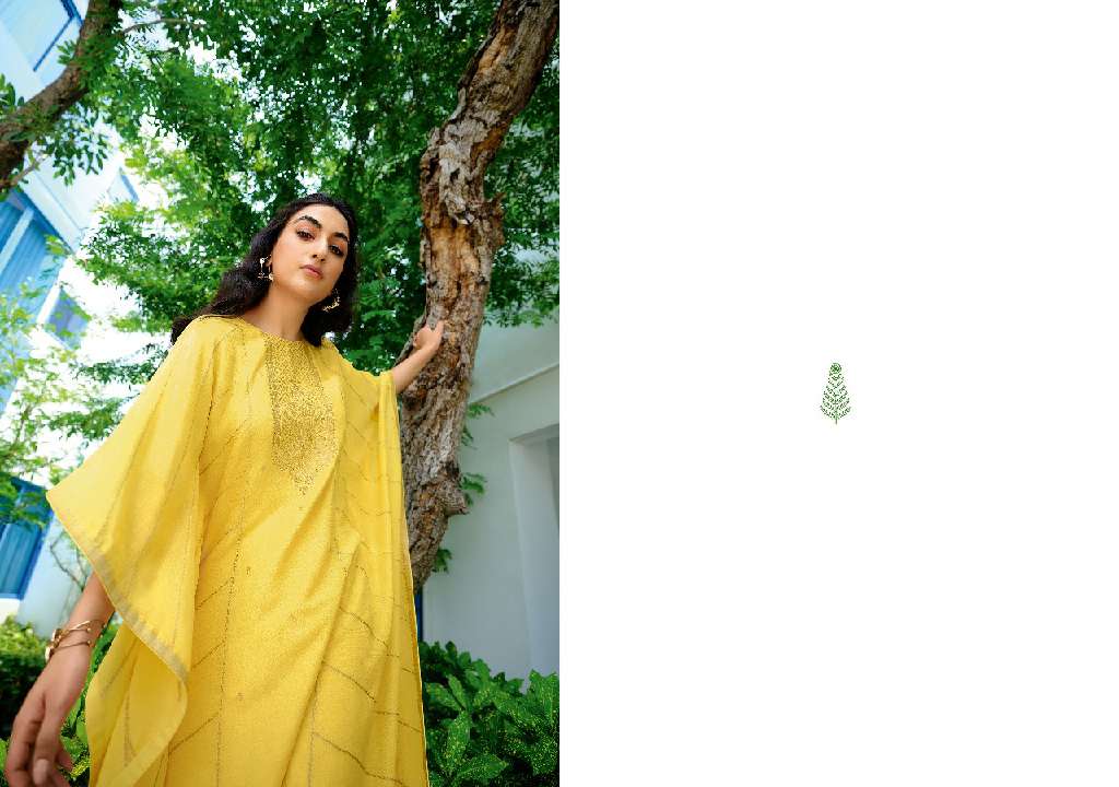 Varsha Julia Wholesale Viscose Woven Handwork Kaftan With Pants