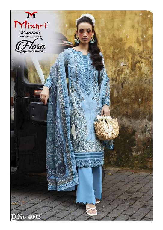 Mishri Flora Vol-4 Wholesale Exclusive Lawn Printed Dress Material
