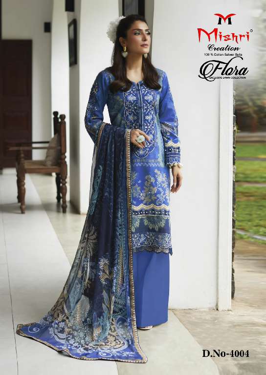 Mishri Flora Vol-4 Wholesale Exclusive Lawn Printed Dress Material