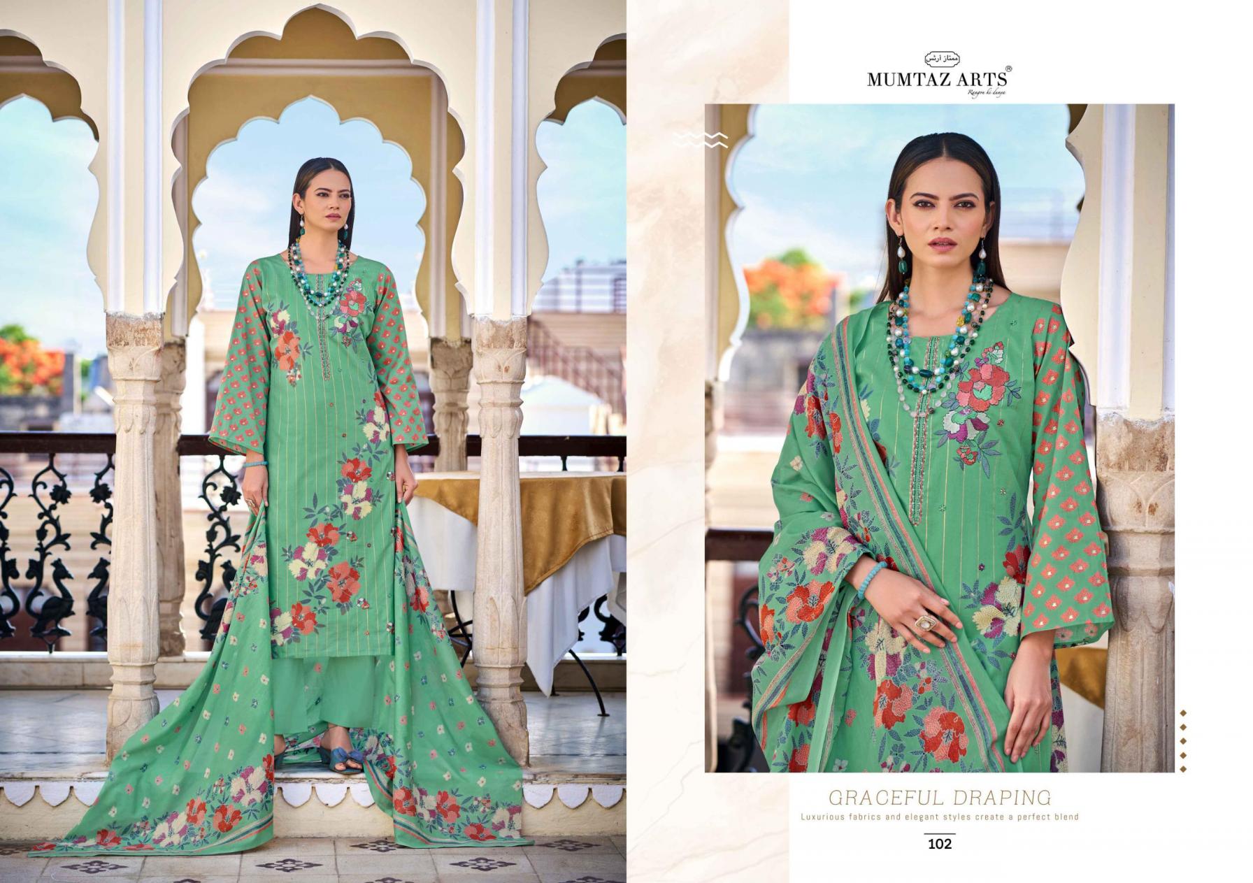 MUMTAZ ARTS HELLO SUNSHINE CAMRIC PRINT PAKISTANI PRINT AMAZING DRESS MATERIAL