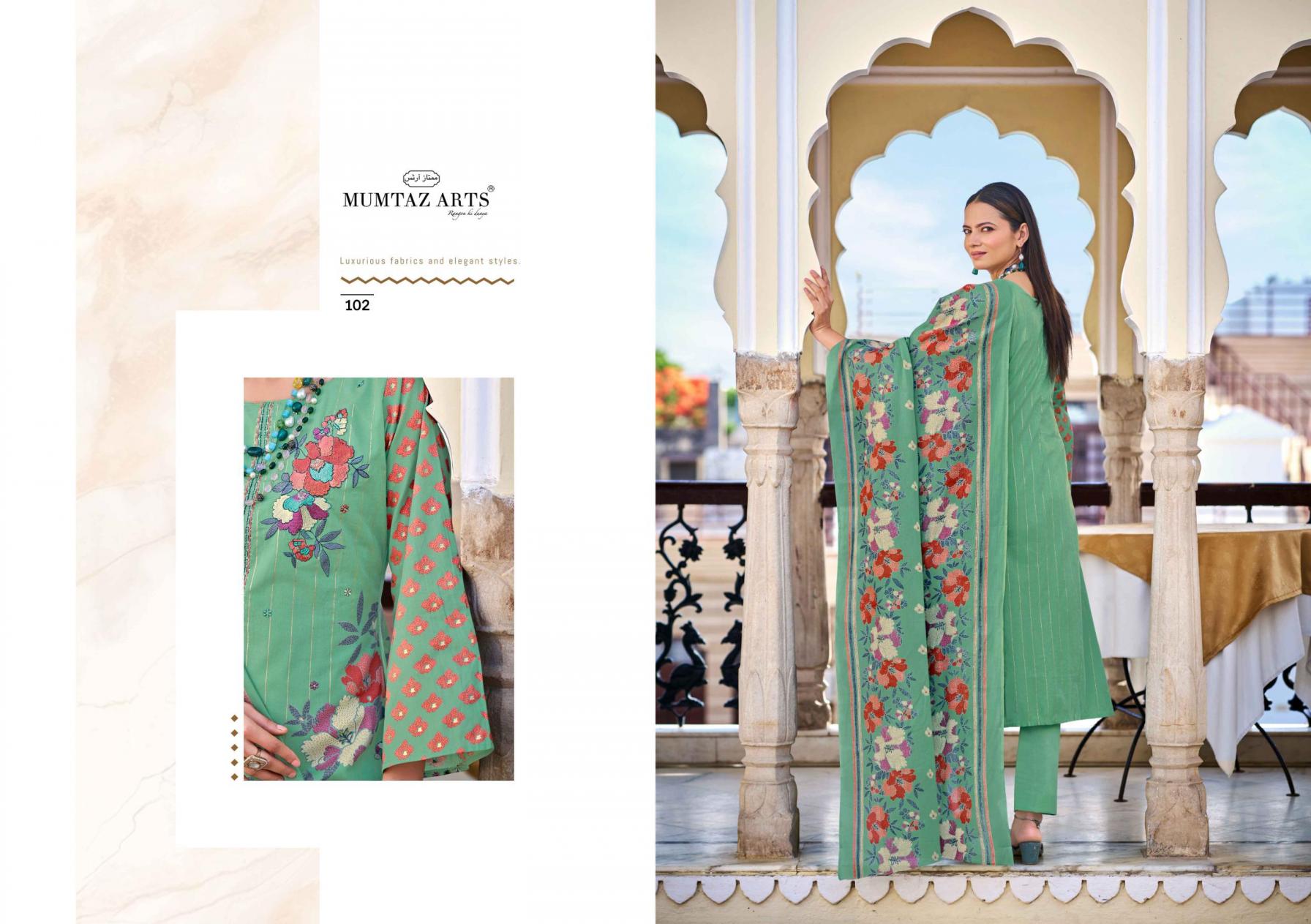 MUMTAZ ARTS HELLO SUNSHINE CAMRIC PRINT PAKISTANI PRINT AMAZING DRESS MATERIAL
