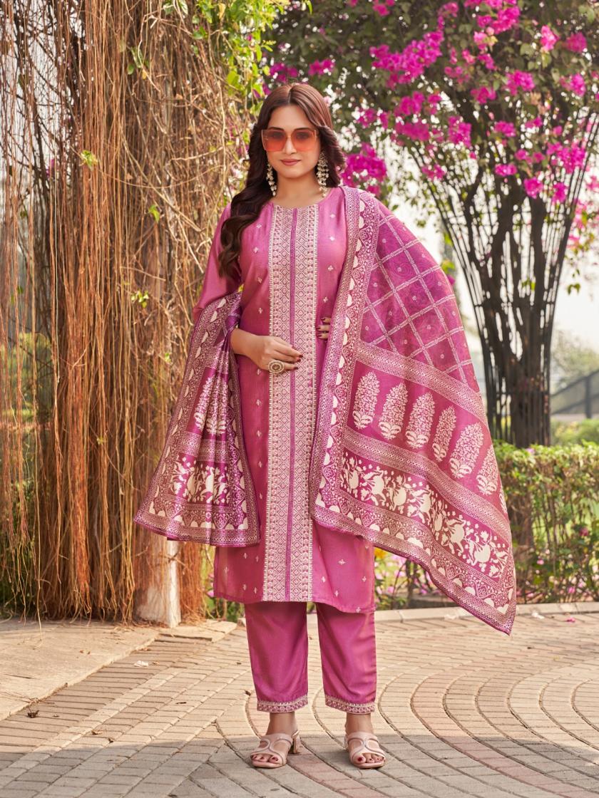 AANCHI KIA VOL 1 VICHITRA SILK READYMADE CASUAL SUIT FOR WOMENS