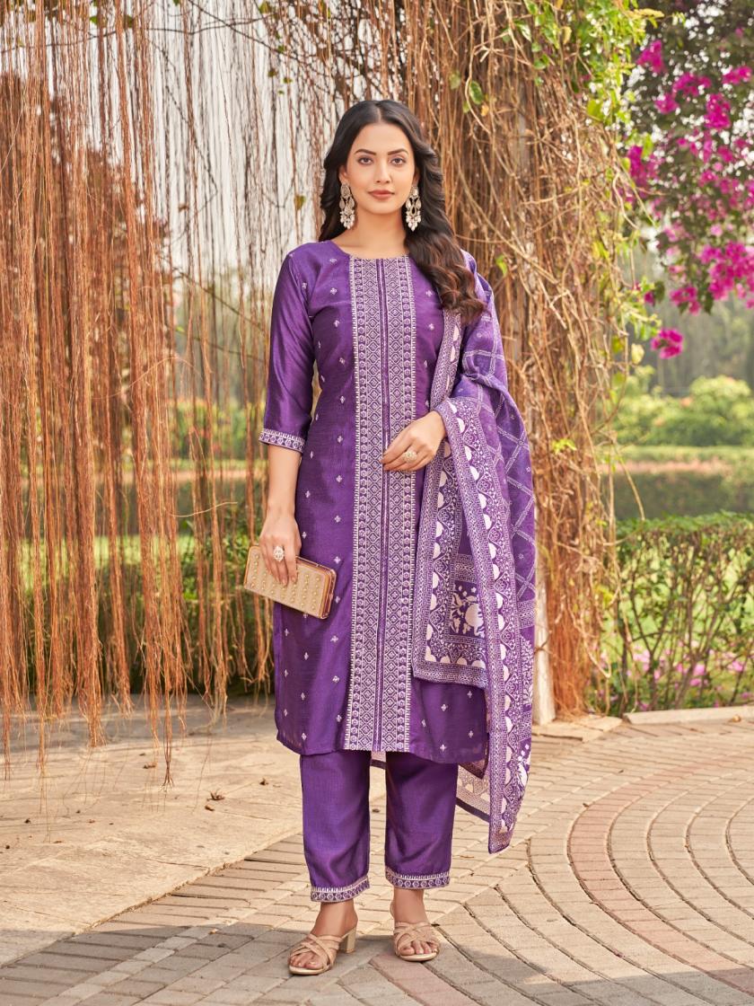 AANCHI KIA VOL 1 VICHITRA SILK READYMADE CASUAL SUIT FOR WOMENS