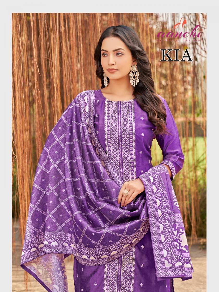 AANCHI KIA VOL 1 VICHITRA SILK READYMADE CASUAL SUIT FOR WOMENS