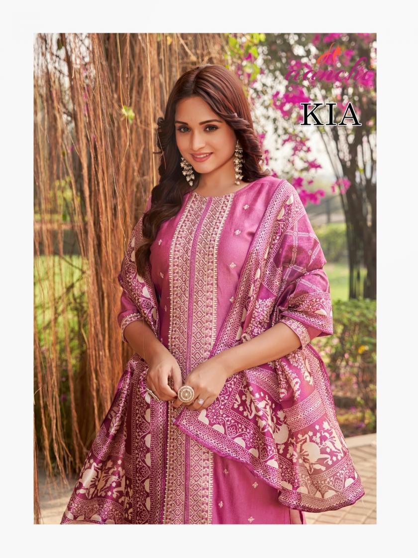 AANCHI KIA VOL 1 VICHITRA SILK READYMADE CASUAL SUIT FOR WOMENS