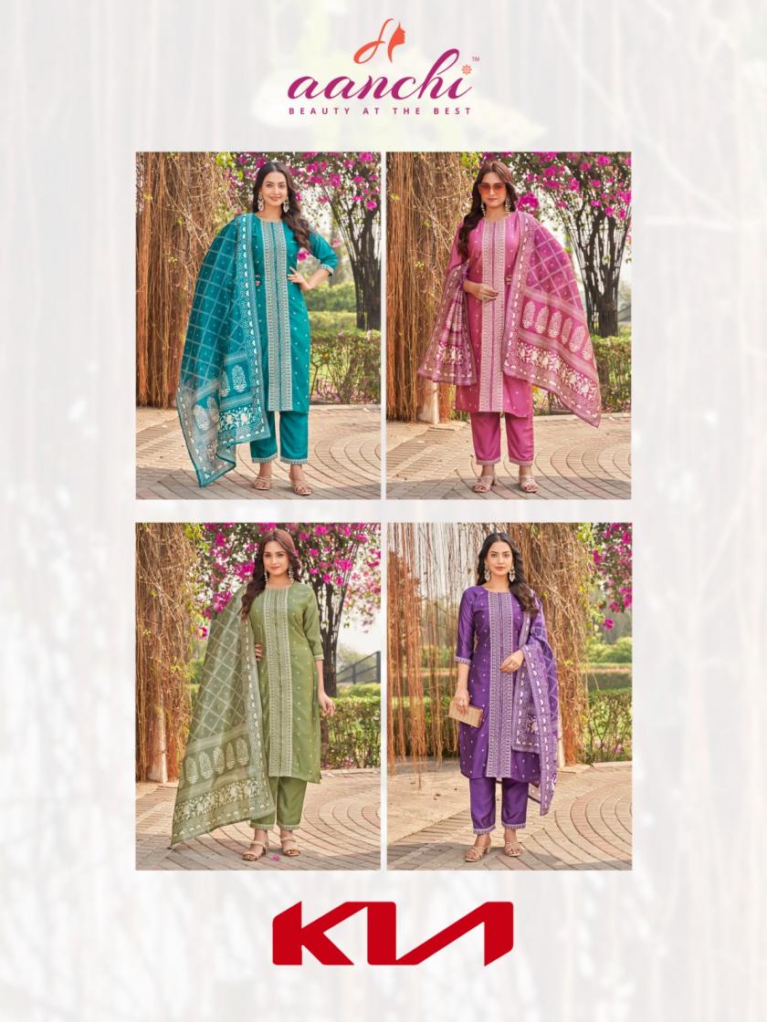 AANCHI KIA VOL 1 VICHITRA SILK READYMADE CASUAL SUIT FOR WOMENS