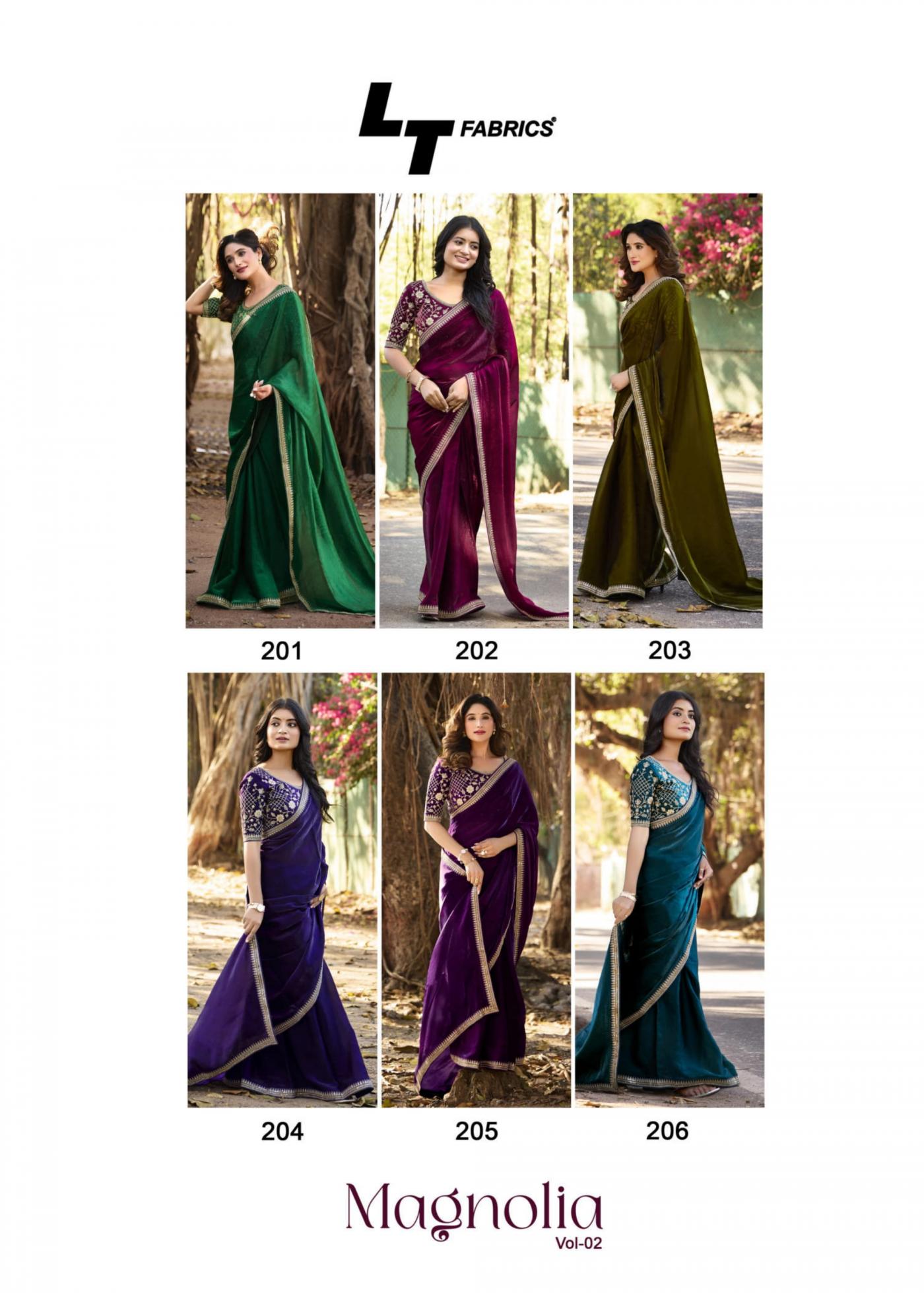 LT FASHION MAGNOLIA VOL 2 MALAI SILK DAILY WEAR BEST SAREE ONLINE