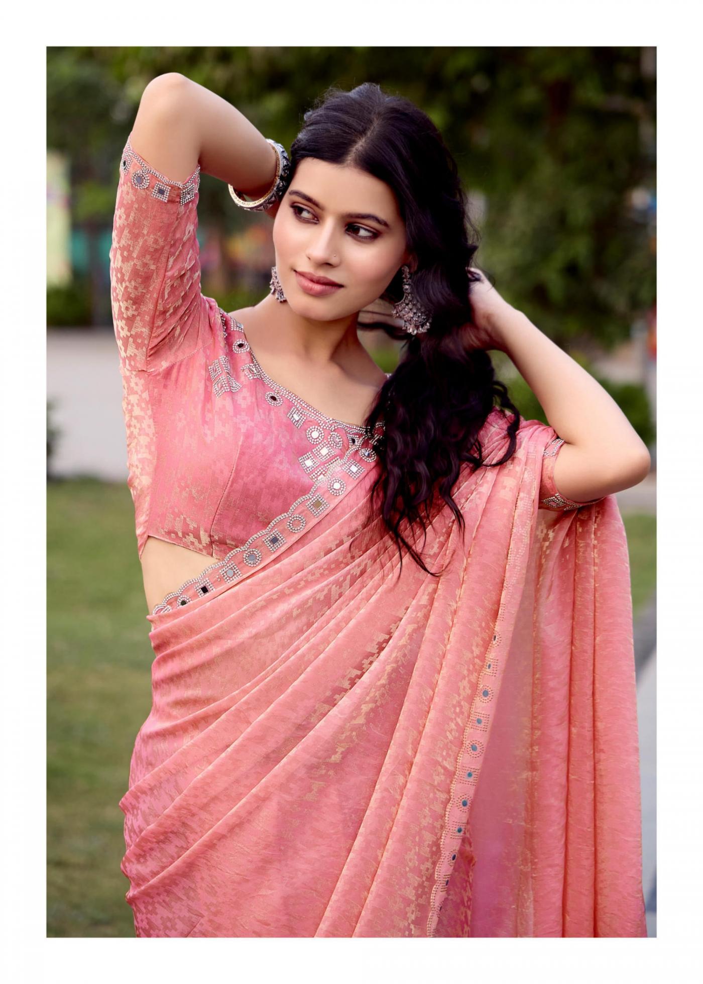 SIGNATURE VOL 20 BY LT FASHION MALAI SILK WITH JACQUARD CLASSIC SAREE EXPORTS