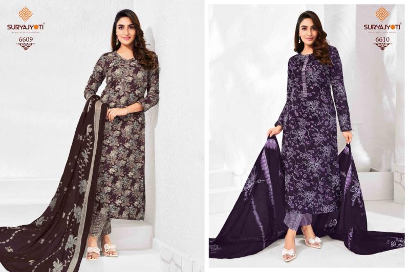 SURYAJYOTI TRENDY COTTON VOL 66 READYMADE ATTRACTIVE LOOK 3PCS DRESS