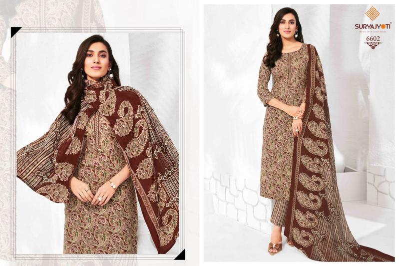 SURYAJYOTI TRENDY COTTON VOL 66 READYMADE ATTRACTIVE LOOK 3PCS DRESS