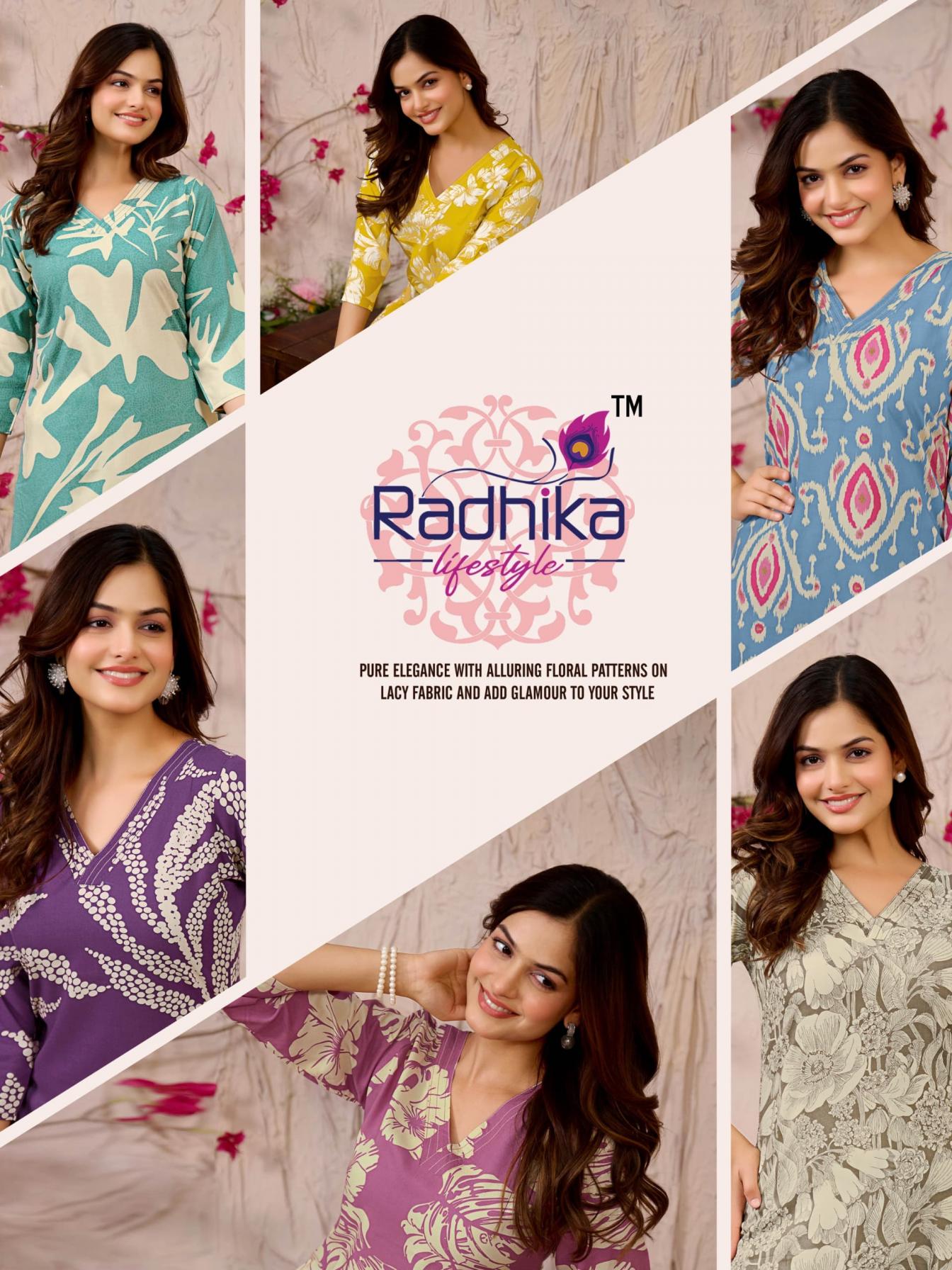 LEGACY VOL 3 BY RADHIKA LIFESTYLE RAYON READYMADE DAILY WEAR BIG SIZE CO-ORD SETS