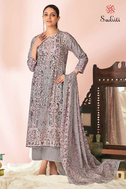 SUDRITI SAHIBA HARNOOR WHOLESALE PURE COTTON LAWN DIGITAL PRINT WITH HANDWORK FASHIONABLE SALWAR SUITS