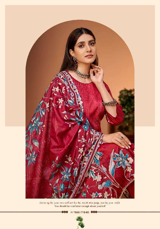 HARSHIT FASHION MALABAR BY ALOK SUITS WHOLESALE PURE JAM COTTON FANCY PRINT WITH HANDWORK TRENDY DRESS MATERIAL