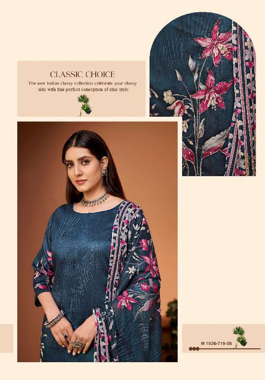 HARSHIT FASHION MALABAR BY ALOK SUITS WHOLESALE PURE JAM COTTON FANCY PRINT WITH HANDWORK TRENDY DRESS MATERIAL