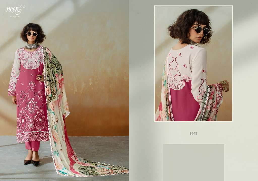 KIMORA HEER CHIC VOL-208 WHOLESALE PURE MUSLIN EMBROIDERY TRADITIONAL SALWAR SUITS FOR WOMAN