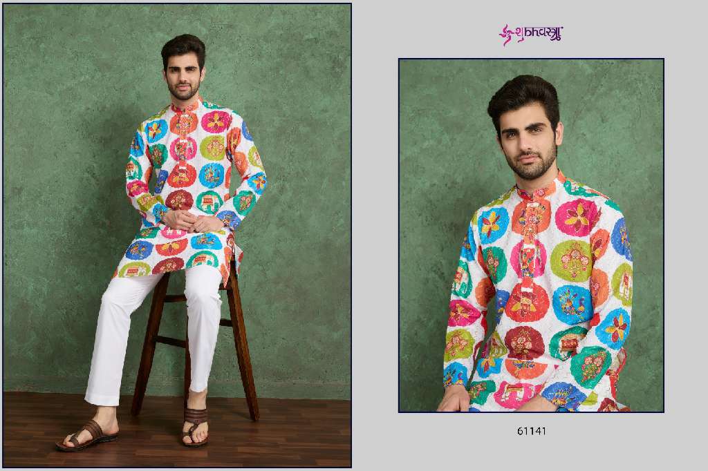 SHUBHVASTRA KURTA CULTURE WHOLESALE EXCLUSIVE FESTIVAL MENS WEAR KURTA COLLECTION