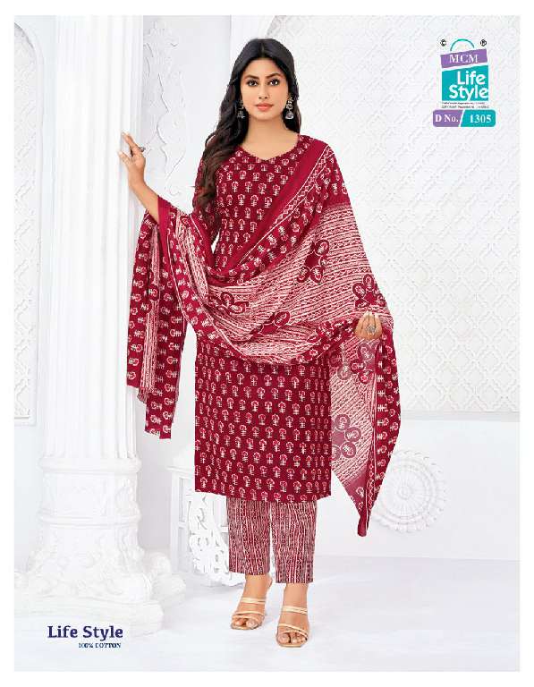 MCM Life Style Vol-13 Wholesale Pure Cotton Printed Readymade Dress