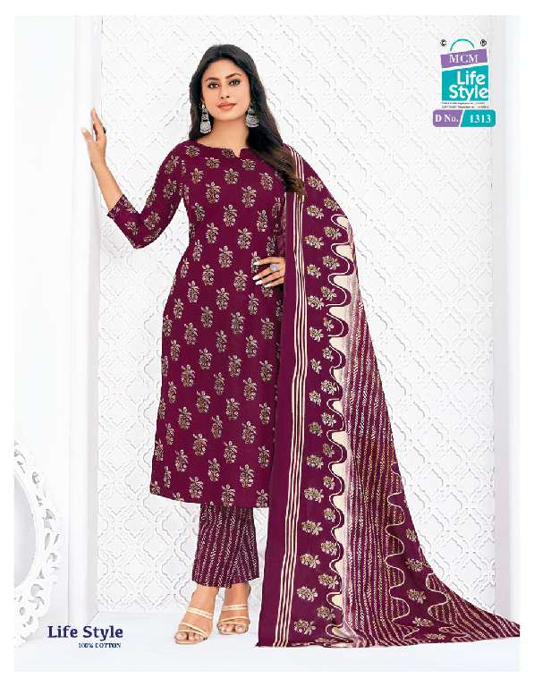MCM Life Style Vol-13 Wholesale Pure Cotton Printed Readymade Dress