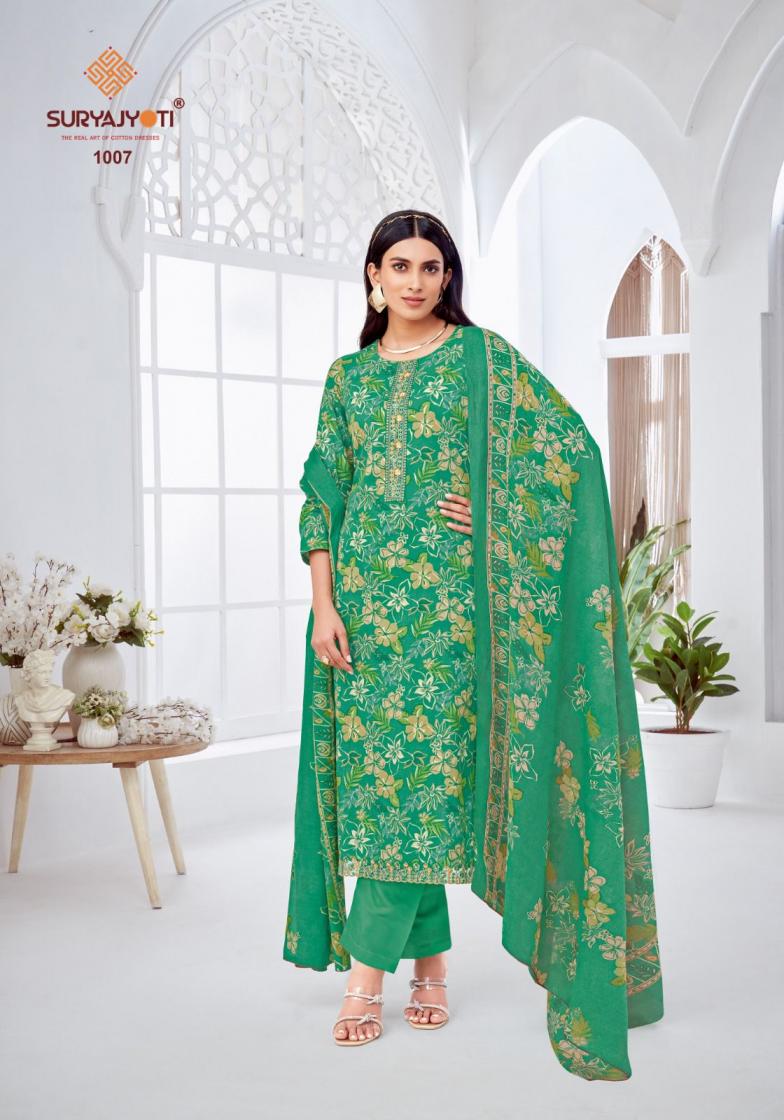 SURYAJYOTI PRESENT KHUSHBOO VOL 1 COTTON PRINTED DAILY WEAR SALWAR KAMEEZ
