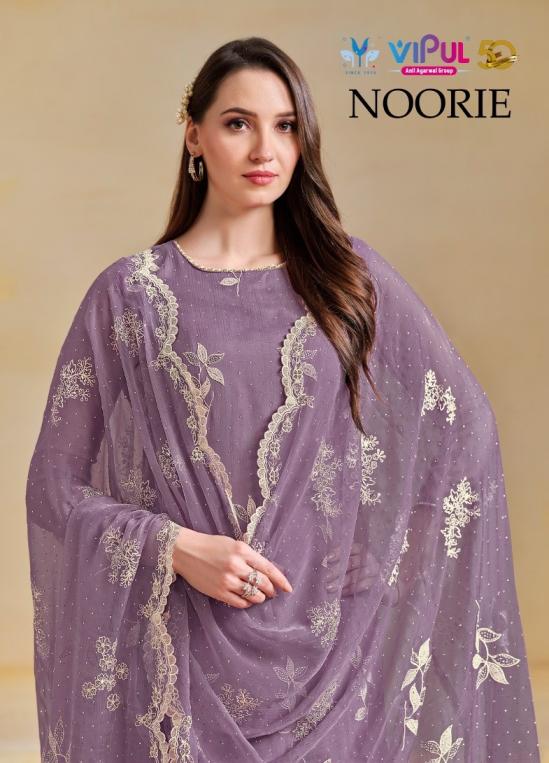 NOORIE BY VIPUL ORGANZA CHIFFON AMAZING DRESS MATERIAL ONLINE