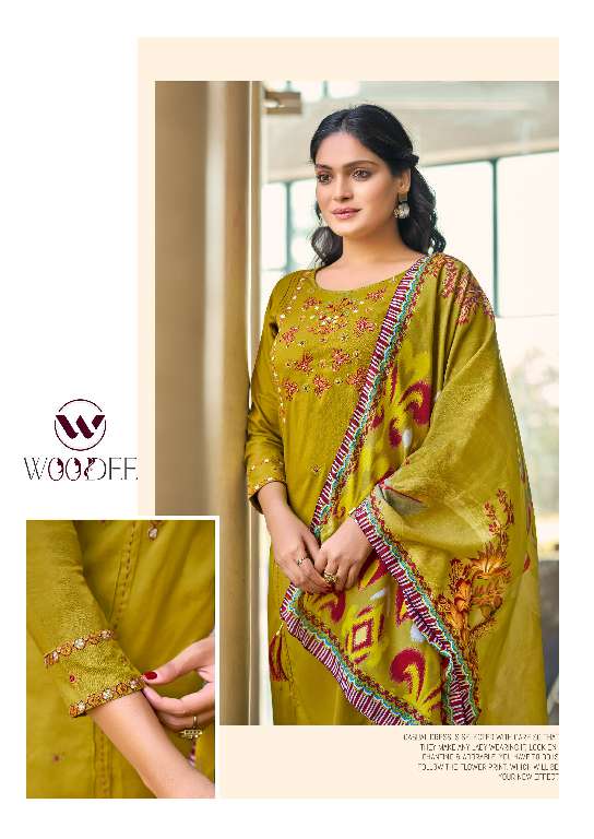 WOODEE PRESENT BUTTERFLY WHOLESALE PREMIUM SOFT MUSLIN DIGITAL PRINT WITH LATKAN 3 PCS READYMADE SALWAR KAMEEZ