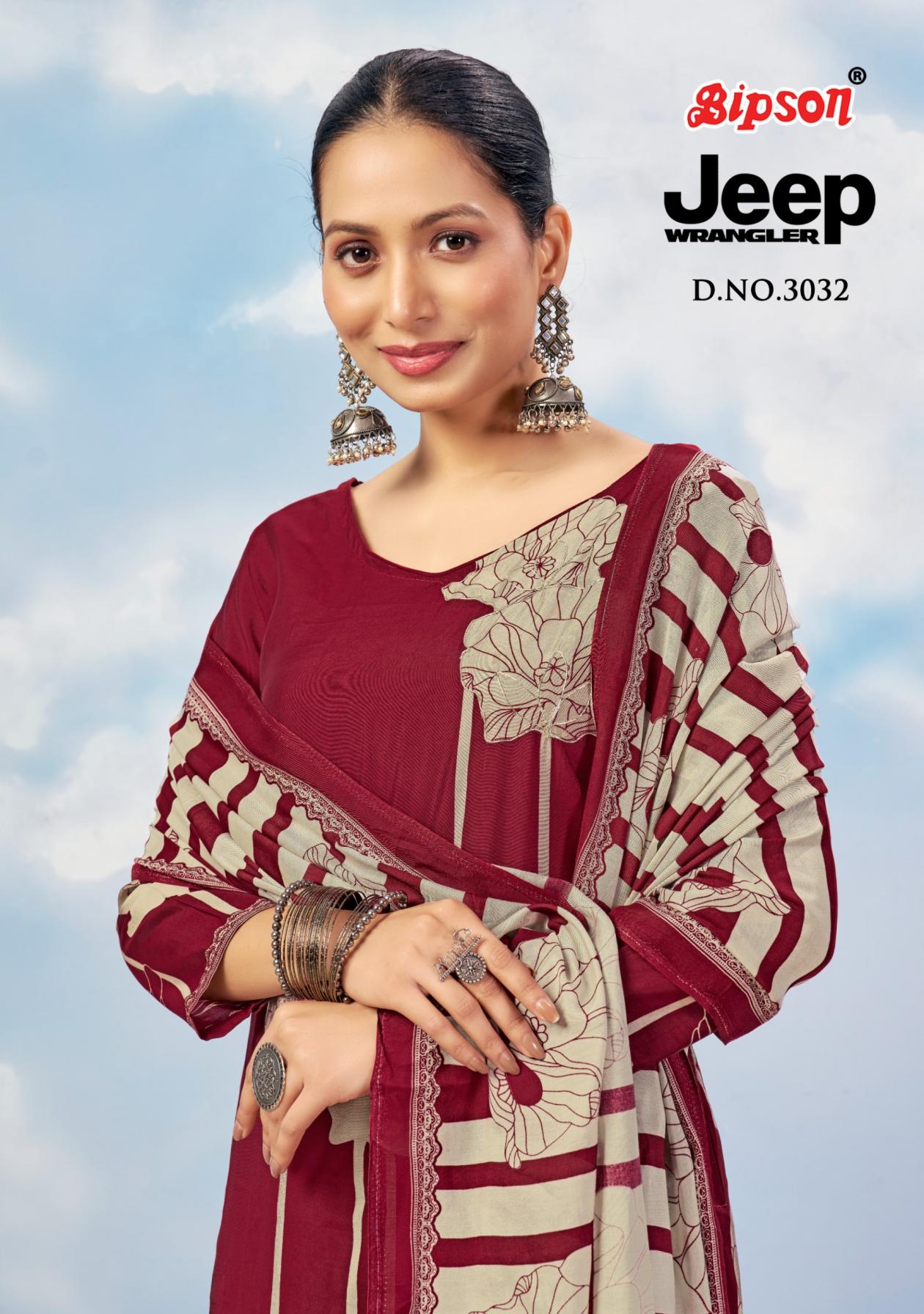 BIPSON PRINTS JEEP WRANGLAR 3032 ROMAN SILK MODERN SUIT FOR WOMENS